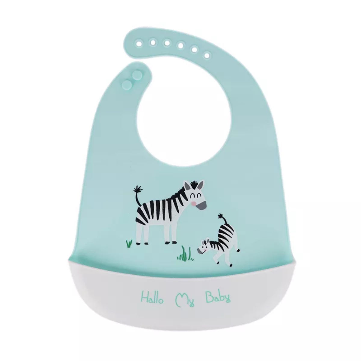 Adjustable Free Organic Kids Feeding Eating Waterproof Silicone Baby Bib