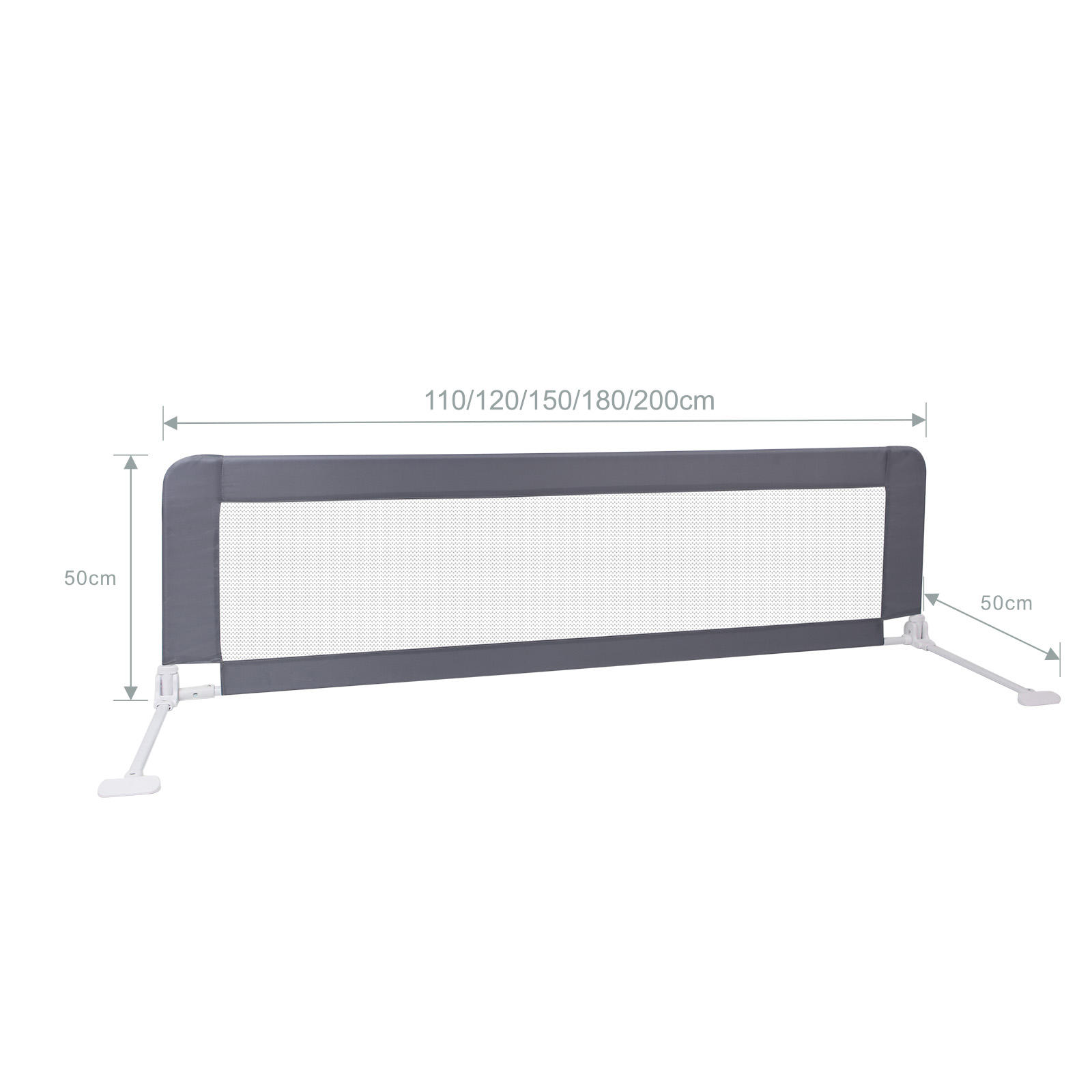 Bed Railing Bumper Travel Folding Baby Safety Side Bed Rail Guard