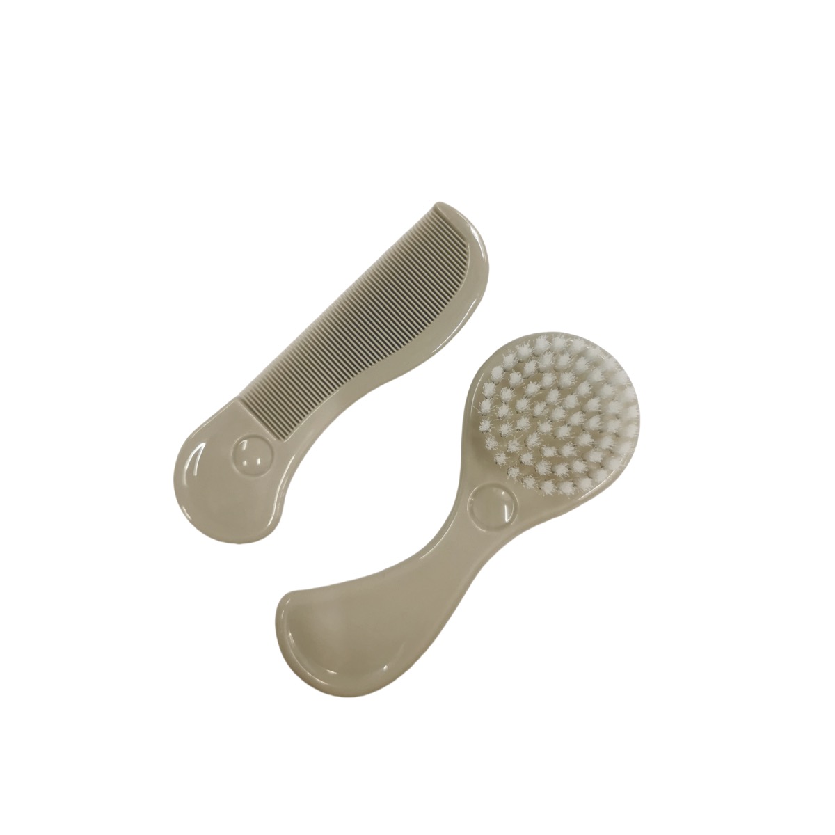 2pcs Pack Kit of Safe Soft Hair Brush and Infant Comb Baby Grooming