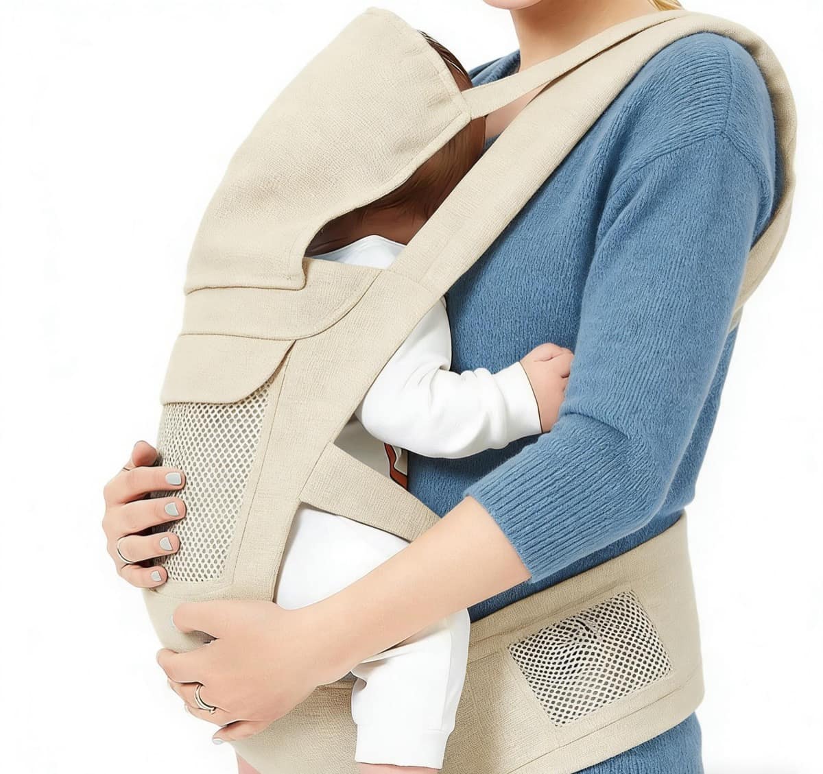 Soft Comfortable Lightweight Breathable Foldable Cotton Baby Carrier