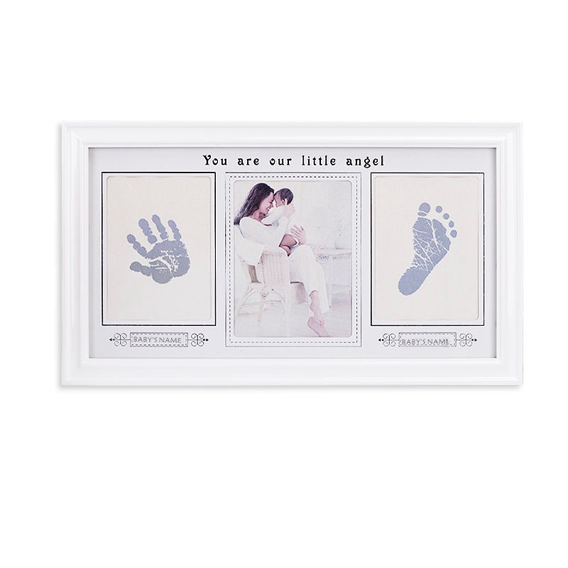 Design Handprint Footprint Keepsake Clay Kit with Included Safe