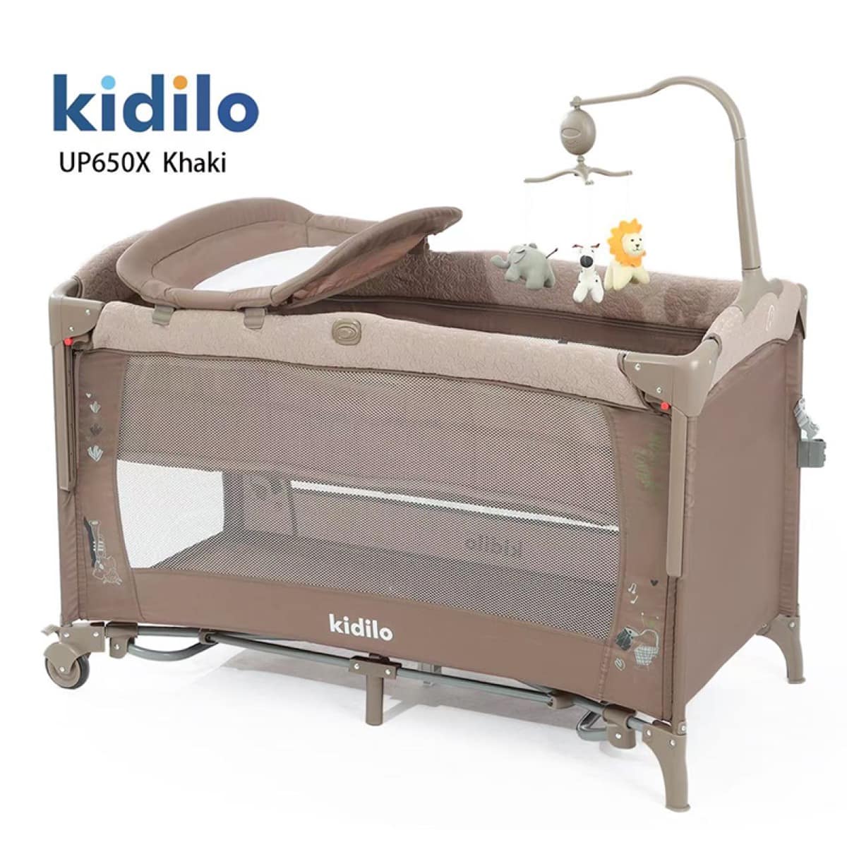 Kidilo Official Store Foldable Modern Newborn Baby Bedside Crib Bed 3