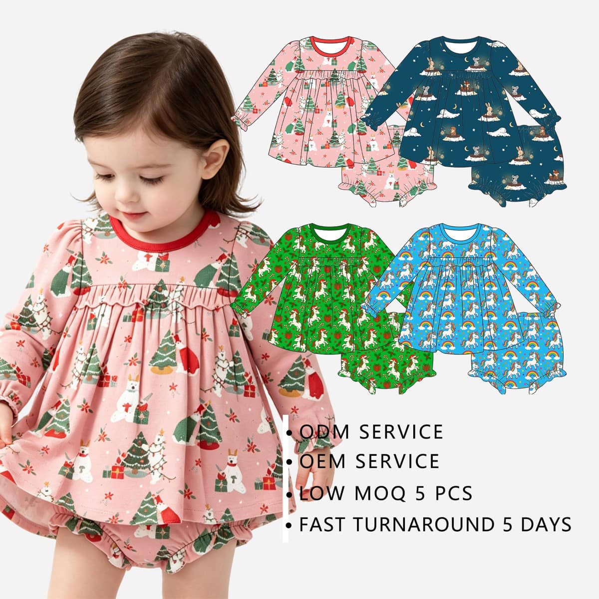 Newborn Baby Bodysuit Rompers,cotton Pajamas Kids Sets, Cotton Baby