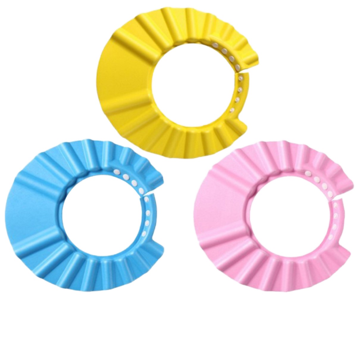 Adjustable Soft Bathing Shampoo Hat Kids Ear Protection Baby Shower Cap
