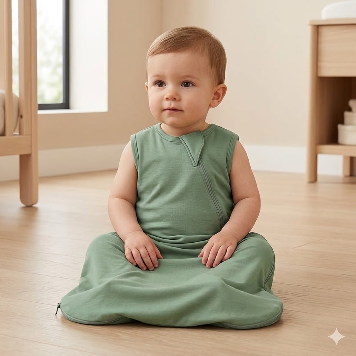 All Seasons Baby Sleeping Bag 1.0 TOG 2.5 TOG Organic Cotton Bamboo