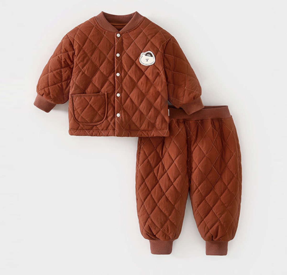 Baby Winter Nylon-Padded Jacket Two-Piece Set Korean-Style Cute Candy